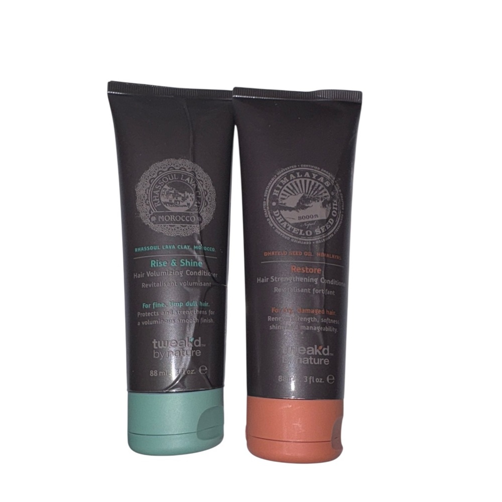 (2) Tweak'd by Nature Rise Shine Volumizing Conditioner Restore Hair Strenghteni